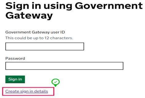 government gateway uk sign in.